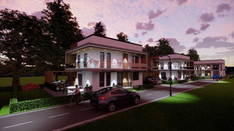 Vila individuala 5 camere incalzire in pardoseala, ansamblu