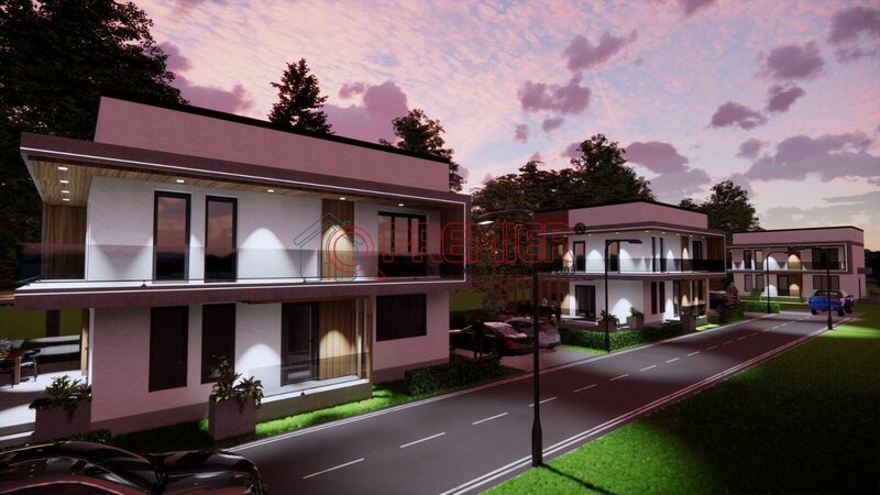 Vila individuala 5 camere incalzire in pardoseala, ansamblu