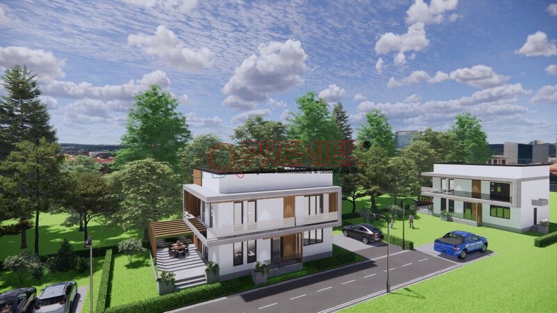 Vila individuala 5 camere incalzire in pardoseala, ansamblu